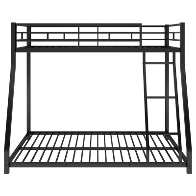 Twin Over Full Metal Floor Bunk Bed With Ladder-ModernLuxe - Image 5