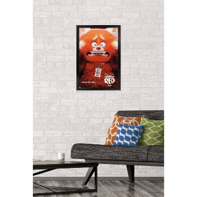 Trends International Disney Pixar Turning Red - Teaser One Sheet Framed Wall Poster Prints
