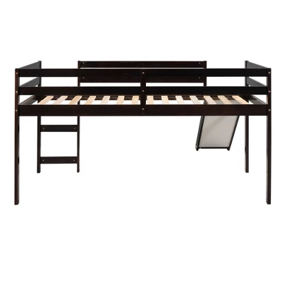 Twin Size Loft Bed With Slide - ModernLuxe - Image 6