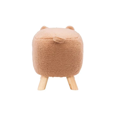 Theodore Teddy Bear Stool Light Brown - Powell - Image 5