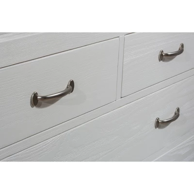 Twin Highlands Loft Bed With Desk, Chair And Hanging Nightstand White - Hillsdale Furniture - Image 2