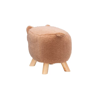 Theodore Teddy Bear Stool Light Brown - Powell - Image 4