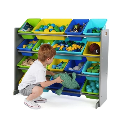 Kids' Super-Size Toy Organizer Elements Collection Gray - Humble Crew - Image 4
