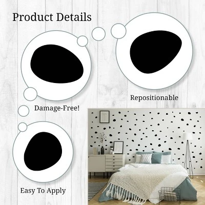 Black Dalmatian Dots Wall Decor - Decalcomania - Image 3