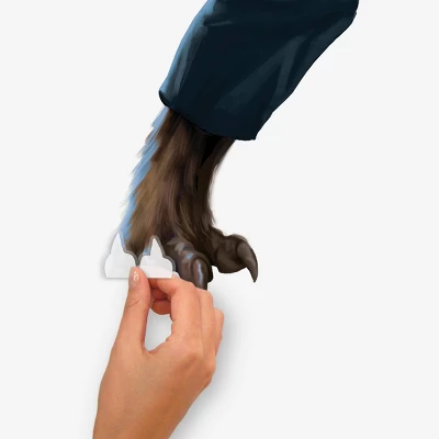 Classic Monsters The Wolf Man Giant Peel & Stick Wall Decals White - RoomMates - Image 3