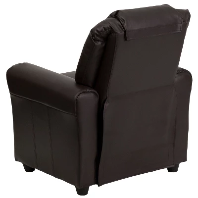 Flash Furniture Contemporary Kids Recliner With Cup Holder And Headrest - Image 12