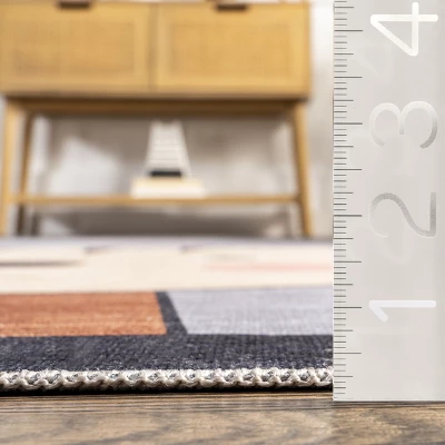 NuLOOM Samantha Kitten Kids Machine Washable Area Rug - Image 2