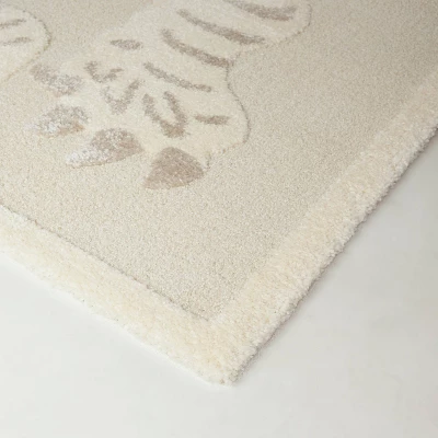 Tigre Animal Print Kids' Area Rug Cream - Balta Rugs - Image 3