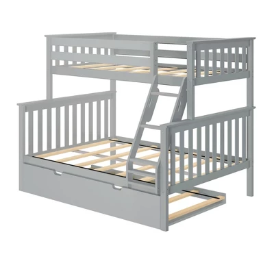 Max & Lily Twin Over Full Bunk Bed With Trundle Bed - Image 2