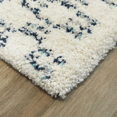 Mendieta Checkered Shag Kids' Rug - Balta Rugs