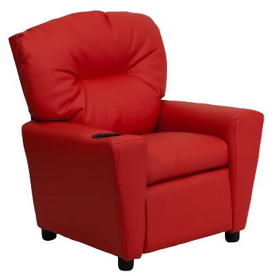 Flash Furniture Contemporary Kids Recliner With Cup Holder - Image 13