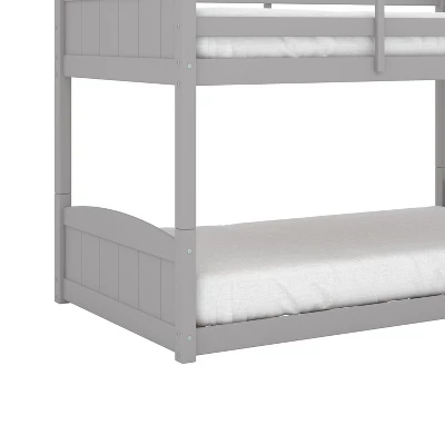 Twin Over Twin Alexis Wood Arch Floor Bunk Bed - Hillsdale Furniture - Image 11