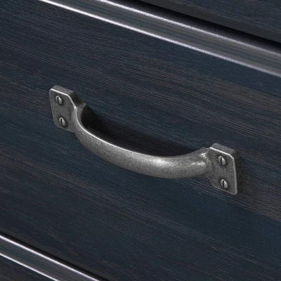 Twin Asten Mates Bed With 3 Drawers Blueberry - South Shore