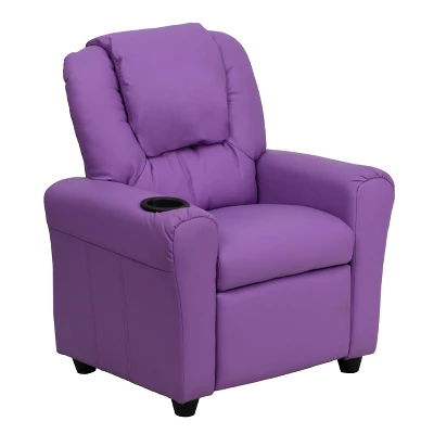 Flash Furniture Contemporary Kids Recliner With Cup Holder And Headrest - Image 18