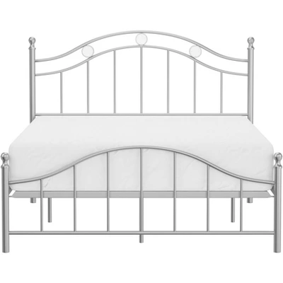 Full Vivian Metal Platform Bed Silver - Hillsdale Furniture - Image 2