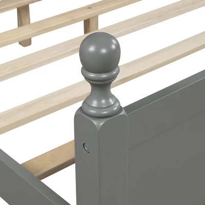 Twin Over Full Loft Bed With Cabinet - ModernLuxe - Image 7