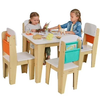 KidKraft Pocket Storage Table And Chair Set - Image 6