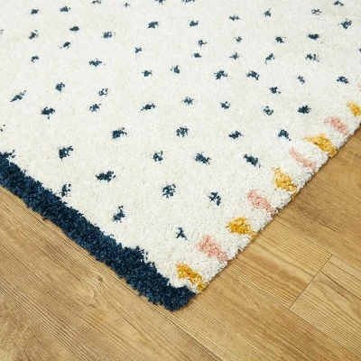 Confetti Shag Cream/Blue - Balta Rugs - Image 3