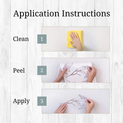 Floral Stems Wall Decor - Decalcomania - Image 3