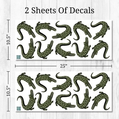 Alligators Wall Decor - Decalcomania - Image 2