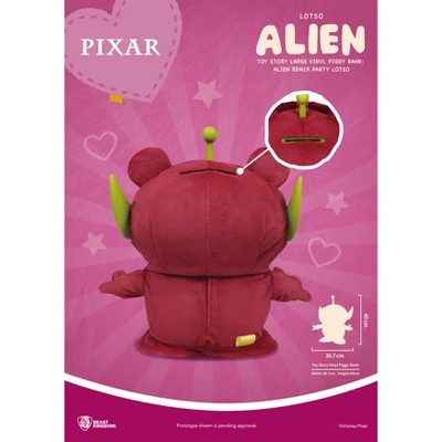 DISNEY Toy Story Large Vinyl Piggy Bank: Alien Remix Party Lotso (Piggy Bank) - Image 2