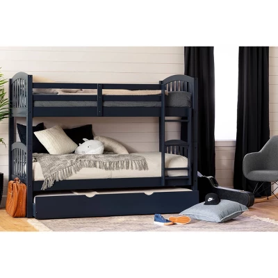 Ulysses Bunk Beds With Trundle Blue - South Shore - Image 2