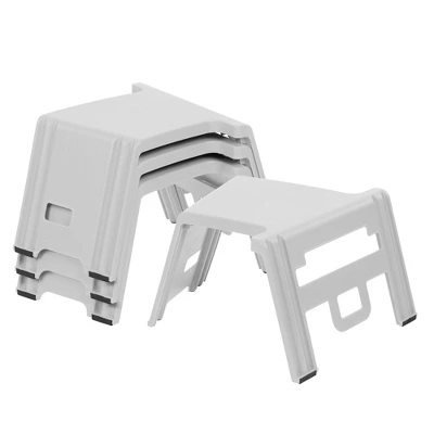 ECR4Kids Linking Stools, Children's Stackable Seat, Portable Floor Table, 4-Piece - Image 13