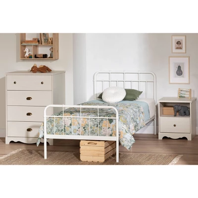 Lyara 1 Drawer Nightstand White Wash - South Shore - Image 4