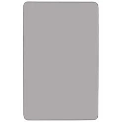 Flash Furniture Mobile 30''W X 48''L Rectangular Thermal Laminate Activity Table - Height Adjustable Short Legs