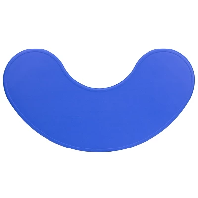 Emma And Oliver 35"W X 65"L Half-Moon Plastic Height Adjustable Activity Table - Image 7