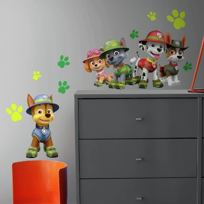 RoomMates PAW Patrol Jungle Peel And Stick Giant Wall Decals Single Sheet - Image 2