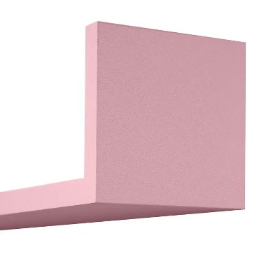 Set Of 3 Picture Ledge Shelf For Kids' Room Pink - InPlace - Image 3