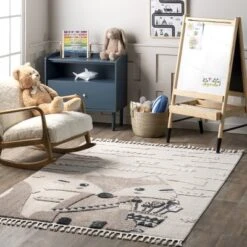 Ailsa Fox Kids Tasseled Area Rug