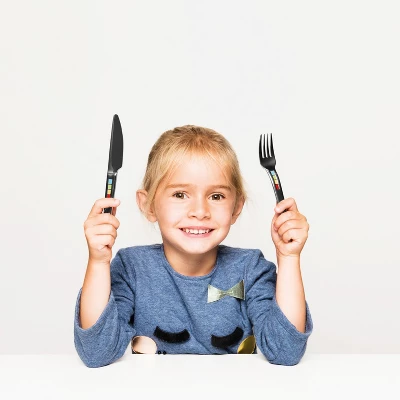 BergHOFF 3Pc Children's Swipswap Flatware Set, 18/10 Stainless Steel - Image 2