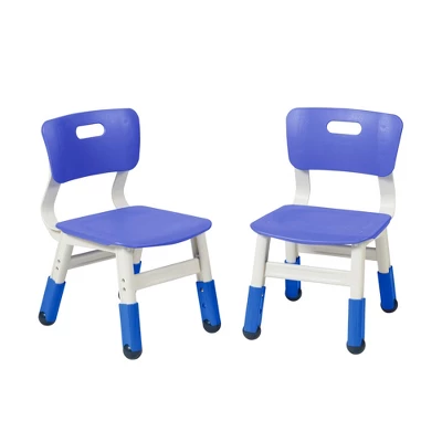 ECR4Kids Resin Classroom Chairs, Indoor Kids Seating With Adjustable Seat Height (2-Pack) - Image 8