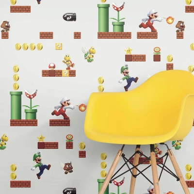 Nintendo Super Mario Peel And Stick Wallpaper - Roomates - Image 5