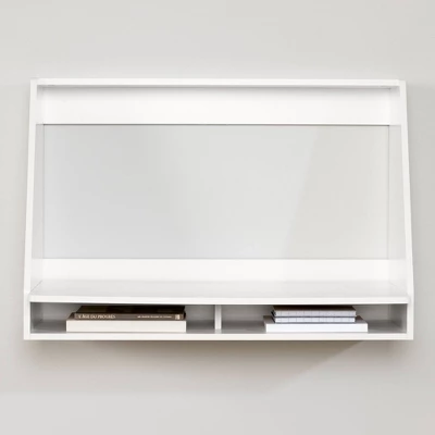 Interface Wall Mount Desk Pure White - South Shore - Image 2