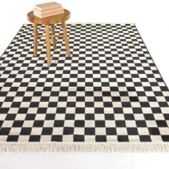 Adelaide Checkered Flatweave Kids' Rug - Balta Rugs