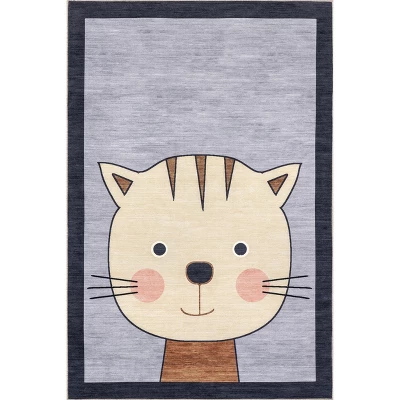 NuLOOM Samantha Kitten Kids Machine Washable Area Rug - Image 9