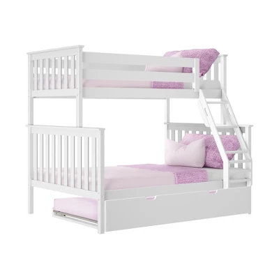Max & Lily Twin Over Full Bunk Bed With Trundle Bed - Image 7