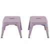 Harper & Hudson Set Of 2 Kids' Metal Stools - ACEssentials