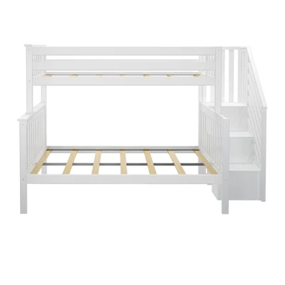 Max & Lily Twin Over Full Staircase Bunk Bed - Image 2