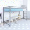 Max Metal Junior Loft Bed Silver - Room & Joy