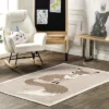 NuLOOM Nola Fox Machine Washable Kids Area Rug
