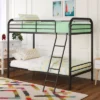 Twin Over Twin Evan Metal Bunk Bed - Room & Joy