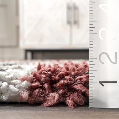 NuLOOM Henley ZigZag Kids Shag Area Rug - Image 2