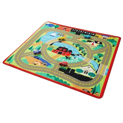 Melissa & Doug Round The Town Road Rug - Image 10