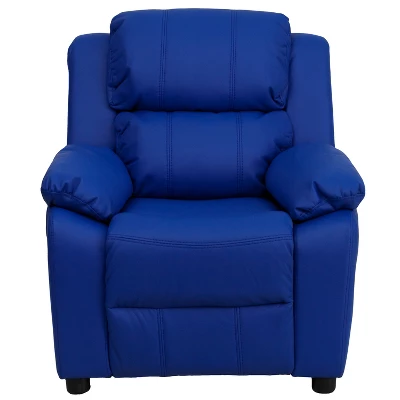 Flash Furniture Deluxe Padded Contemporary Kids Recliner With Storage Arms - Image 10