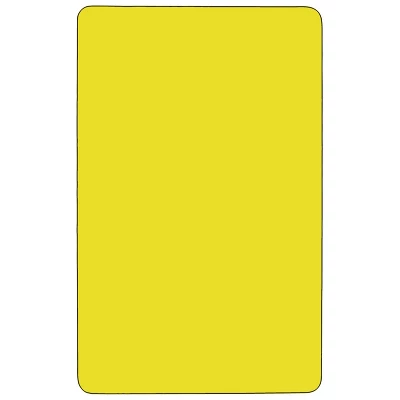 Flash Furniture Mobile 30''W X 72''L Rectangular HP Laminate Activity Table - Standard Height Adjustable Legs