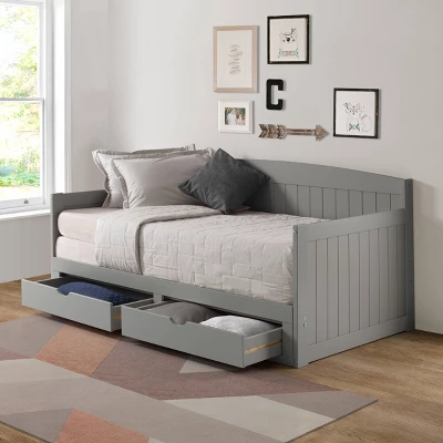 King Harmony Daybed With Conversion Dove Gray - Alaterre Furniture - Image 10